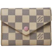 Pre-owned Fabric wallets Louis Vuitton Vintage , Beige , Dames