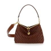 Bruine Handtas Vela Medium Etro , Brown , Dames