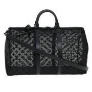 Pre-owned Nylon handbags Louis Vuitton Vintage , Black , Dames