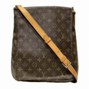 Pre-owned Fabric louis-vuitton-bags Louis Vuitton Vintage , Brown , Da...