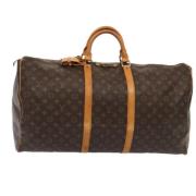 Pre-owned Canvas handbags Louis Vuitton Vintage , Brown , Dames