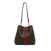 Pre-owned Canvas shoulder-bags Louis Vuitton Vintage , Brown , Dames