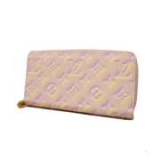 Pre-owned Fabric wallets Louis Vuitton Vintage , Pink , Dames