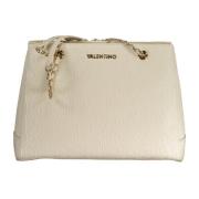 Witte Schoudertas met Kettingband Valentino by Mario Valentino , White...