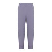 Lila elastische taille broek met zakken Dries Van Noten , Purple , Dam...