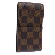 Pre-owned Canvas pouches Louis Vuitton Vintage , Brown , Dames