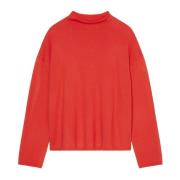 Oversized fijngebreide trui Marc O'Polo , Red , Dames