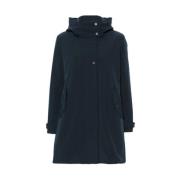 Blauwe Tech Softshell Afneembare Jas Woolrich , Blue , Dames