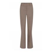 Moderne Straight Leg Broek Amphora Gustav , Beige , Dames