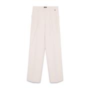 Grijze Palazzo Broek met Stretch Design Liu Jo , Beige , Dames