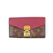 Pre-owned Canvas wallets Louis Vuitton Vintage , Brown , Dames