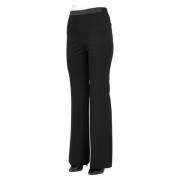 Zwarte Flare Broek ViCOLO , Black , Dames