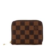 Pre-owned Plastic wallets Louis Vuitton Vintage , Brown , Dames