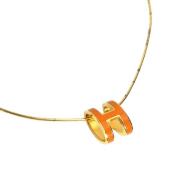 Pre-owned Metal necklaces Hermès Vintage , Yellow , Dames