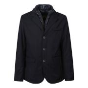 Gewatteerde Down Blazer Jas Herno , Blue , Heren