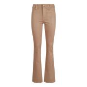 Jeans met gecoate afwerking en slim fit 7 For All Mankind , Brown , Da...