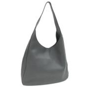 Pre-owned Leather prada-bags Prada Vintage , Gray , Dames