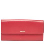 Pre-owned Leather wallets Bally Pre-owned , Pink , Dames