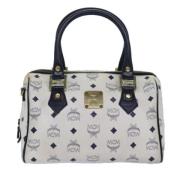 Pre-owned Canvas handbags MCM Pre-owned , White , Dames