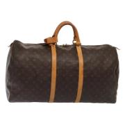 Pre-owned Canvas handbags Louis Vuitton Vintage , Brown , Dames