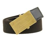 Pre-owned Canvas belts Louis Vuitton Vintage , Brown , Dames