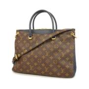 Pre-owned Fabric louis-vuitton-bags Louis Vuitton Vintage , Brown , Da...