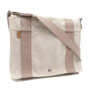 Pre-owned Leather shoulder-bags Hermès Vintage , Beige , Dames