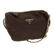 Pre-owned Nylon prada-bags Prada Vintage , Brown , Dames