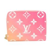 Pre-owned Fabric wallets Louis Vuitton Vintage , Pink , Dames