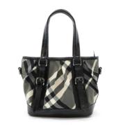 Pre-owned Leather shoulder-bags Burberry Vintage , Multicolor , Dames