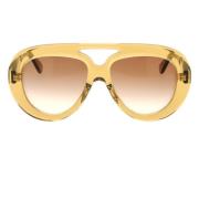 Stijlvolle Dames Zonnebril Loewe , Yellow , Dames