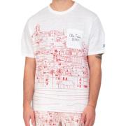 Geborduurde Old Town Tee MC2 Saint Barth , White , Heren