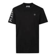 Casual Katoenen T-shirt Philipp Plein , Black , Heren