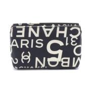 Pre-owned Canvas wallets Chanel Vintage , Black , Unisex