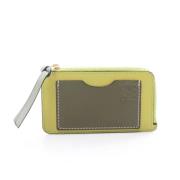 Pre-owned Leather wallets Loewe Pre-owned , Green , Dames