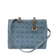 Pre-owned Fabric dior-bags Dior Vintage , Blue , Dames