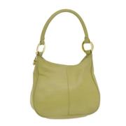 Pre-owned Leather shoulder-bags MCM Pre-owned , Yellow , Dames