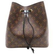 Pre-owned Fabric louis-vuitton-bags Louis Vuitton Vintage , Brown , Da...