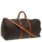 Pre-owned Canvas handbags Louis Vuitton Vintage , Brown , Dames