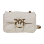 Gewatteerde Crossbody Tas Wit Pinko , White , Dames