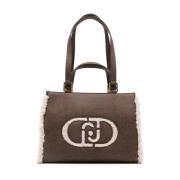 Bruine Faux Shearling Trim Tas Liu Jo , Brown , Dames