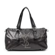 Pre-owned Leather shoulder-bags Yves Saint Laurent Vintage , Black , D...