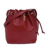 Pre-owned Leather shoulder-bags Yves Saint Laurent Vintage , Red , Dam...