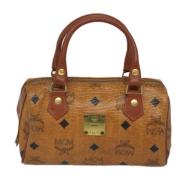 Pre-owned Canvas handbags MCM Pre-owned , Brown , Dames