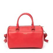 Pre-owned Leather handbags Yves Saint Laurent Vintage , Red , Dames