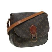 Pre-owned Canvas louis-vuitton-bags Louis Vuitton Vintage , Brown , Da...