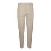 Seersucker Broek voor Mannen Tagliatore , Beige , Heren