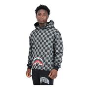 Grijze Haaienprint Hoodie Sprayground , Gray , Heren