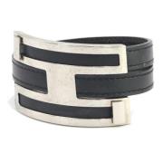 Pre-owned Leather belts Hermès Vintage , Black , Dames