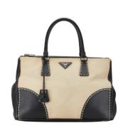 Pre-owned Canvas prada-bags Prada Vintage , Gray , Dames